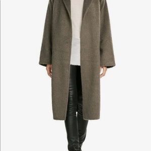 Helmut Lang Shaggy Long Coat